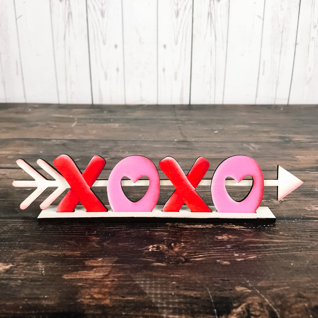 XOXO 3D Valentine sign