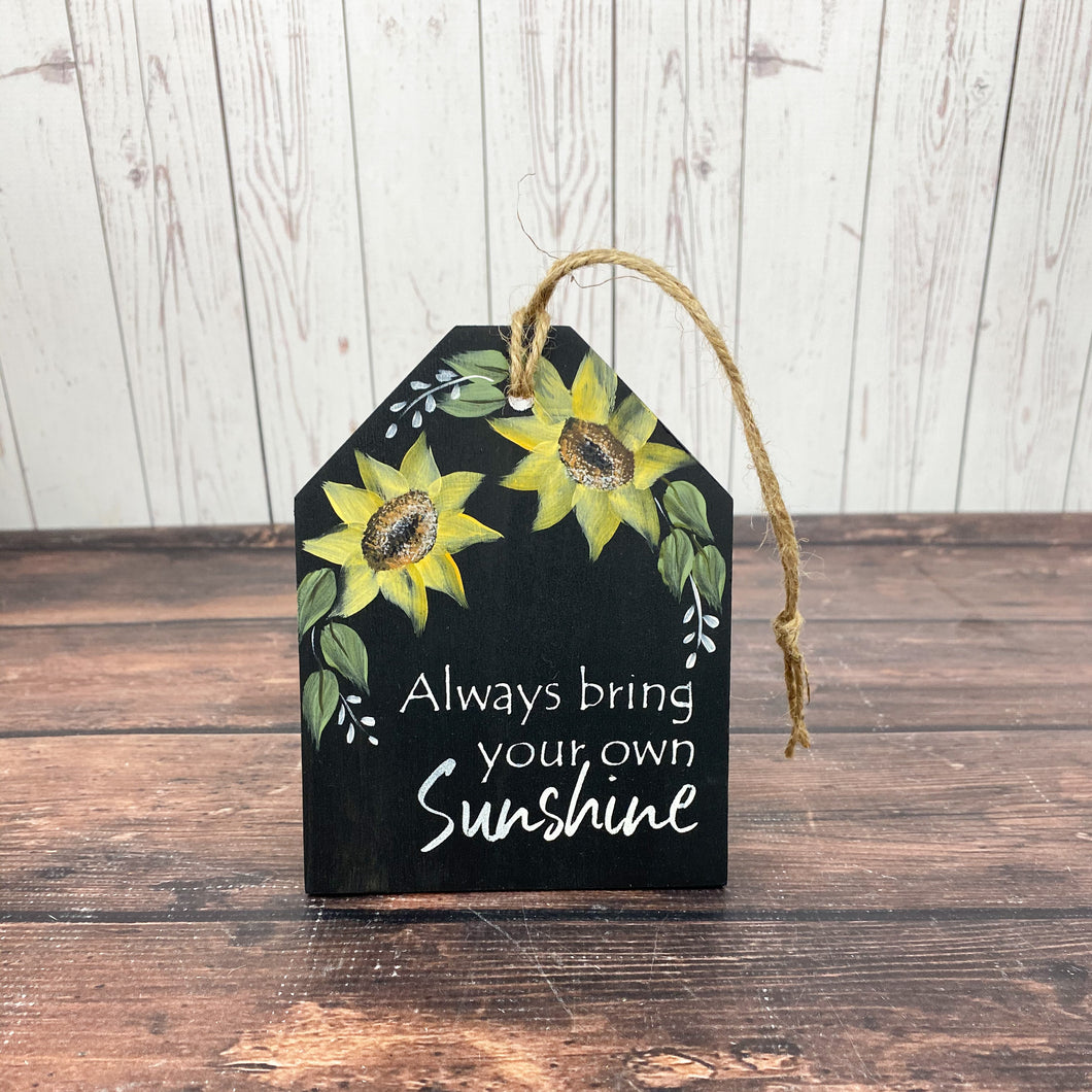 Always bring your own Sunshine Tag