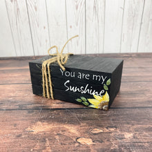 Load image into Gallery viewer, Sunflower You are my Sunshine Faux Book Set
