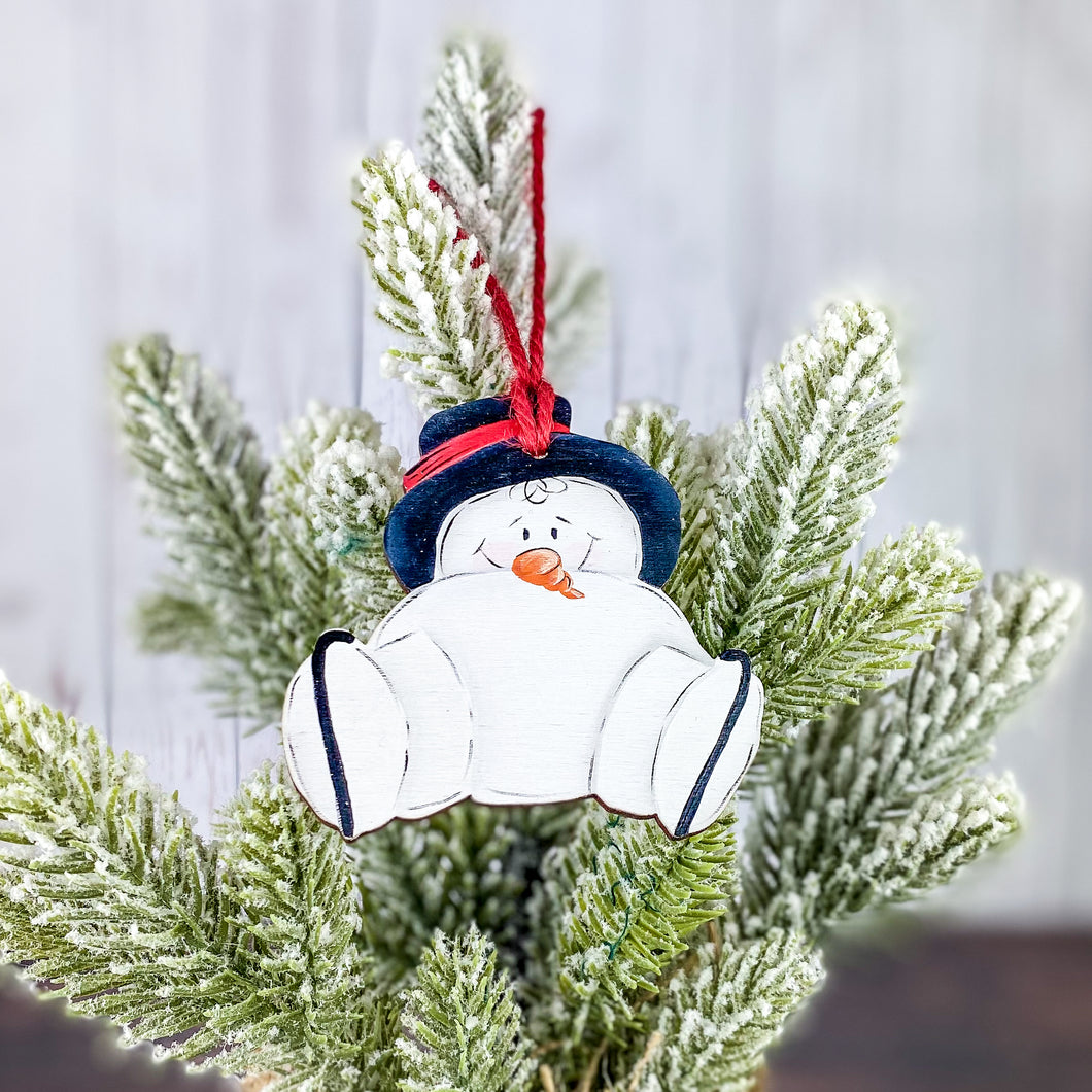 Skating Snowman Ornament