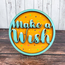 Load image into Gallery viewer, Make a wish decor - Birthday party tiered tray decor
