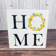Load image into Gallery viewer, Lemon Home Sign - Lemon Home Decor Signs

