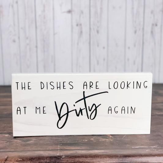 The dishes are looking at me dirty again