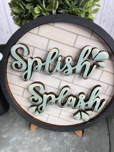 Splish Splash Bathroom Sign Bundle