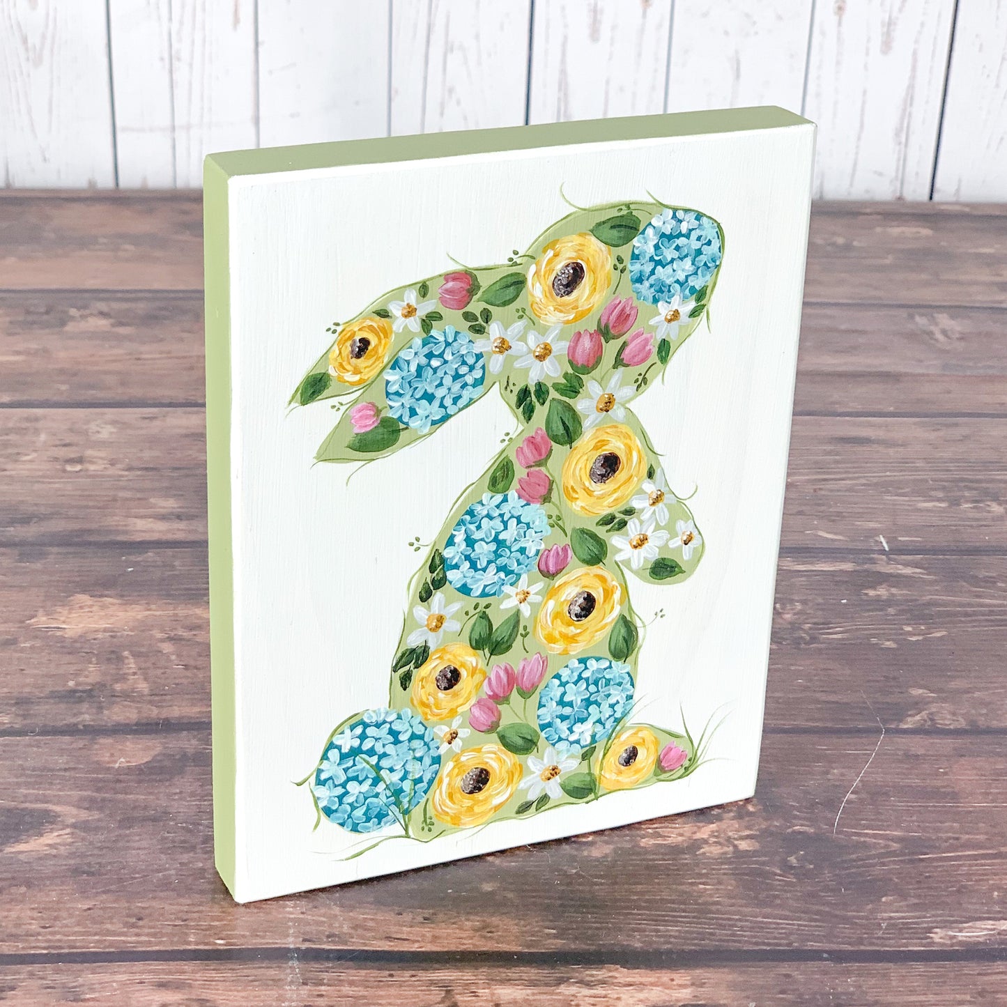 Floral Standing Bunny