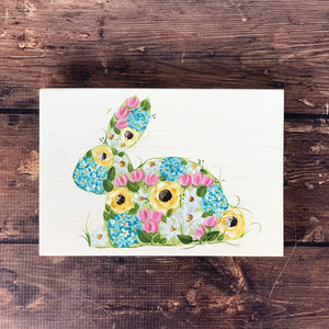 Floral Laying Bunny