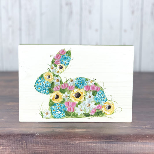 Floral Laying Bunny