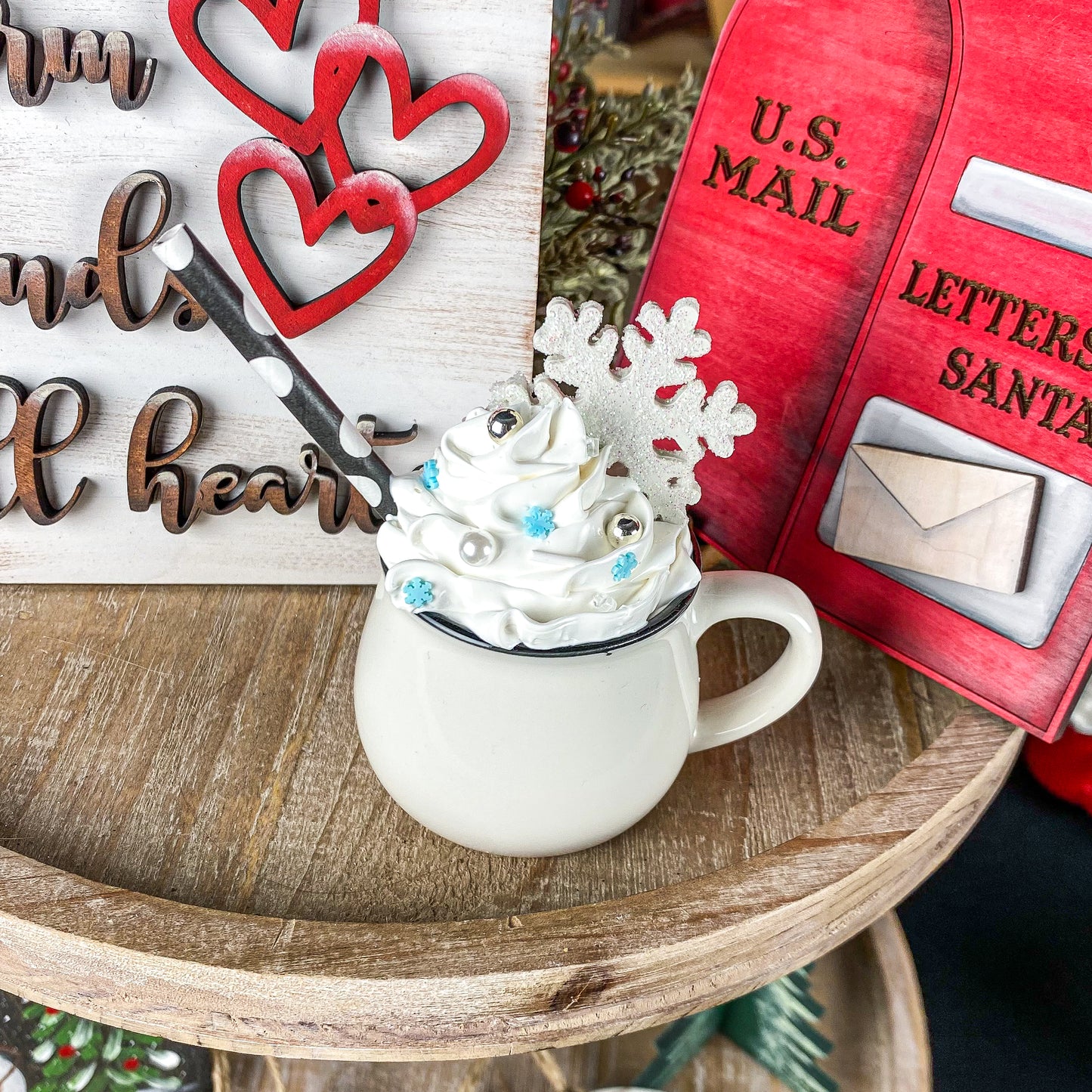 Faux Coffee Cup with Whipped Cream &amp; Sprinkles – So Real You’ll Want a Sip!
