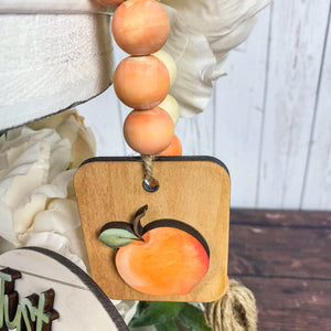 Peach Sign Bundle - Peach Tiered Tray Decor- Summer Tiered Tray Decor Bundle
