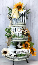 Load image into Gallery viewer, Farmhouse tiered tray sign
