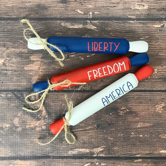 4th of July Rolling Pin Set