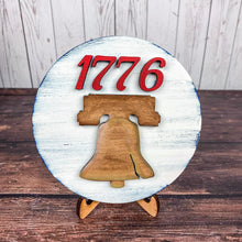 Load image into Gallery viewer, 1776 3D Liberty Bell Mini Sign
