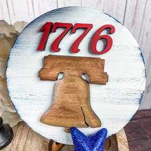 Load image into Gallery viewer, 1776 3D Liberty Bell Mini Sign
