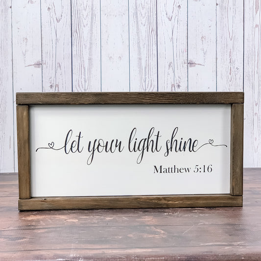 Let your light shine