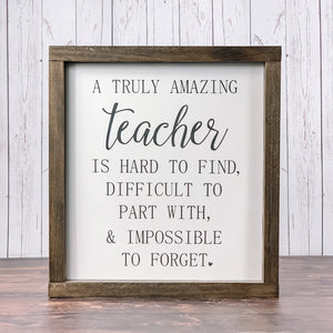 A truly amazing Teacher