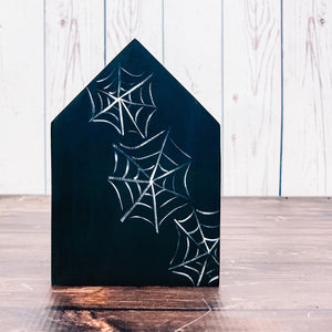 Spider web Halloween Tiered tray sign