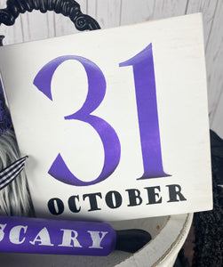 Purple Halloween Sign Bundle