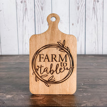 Load image into Gallery viewer, Farm to Table bread board - Farmyard Tiered Tray Decor
