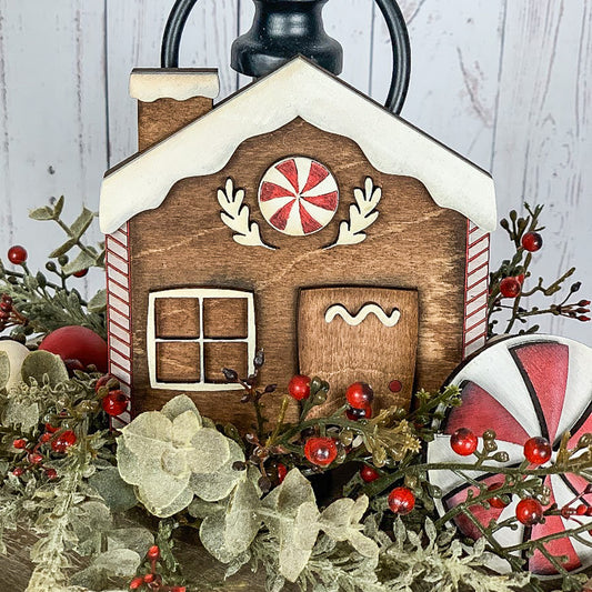Christmas Gingerbread House 3D Sign