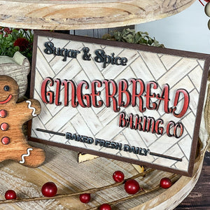 Gingerbread baking co sign