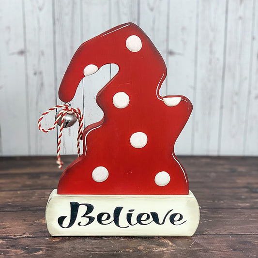 Believe Santa Hat