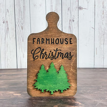 Load image into Gallery viewer, Farmhouse Christmas Bread Board
