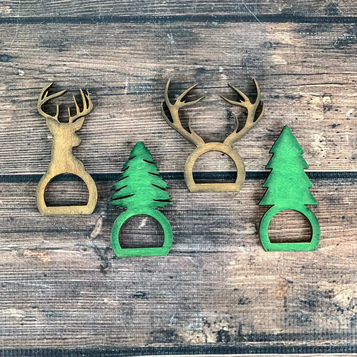 Rustic Christmas Napkin Rings