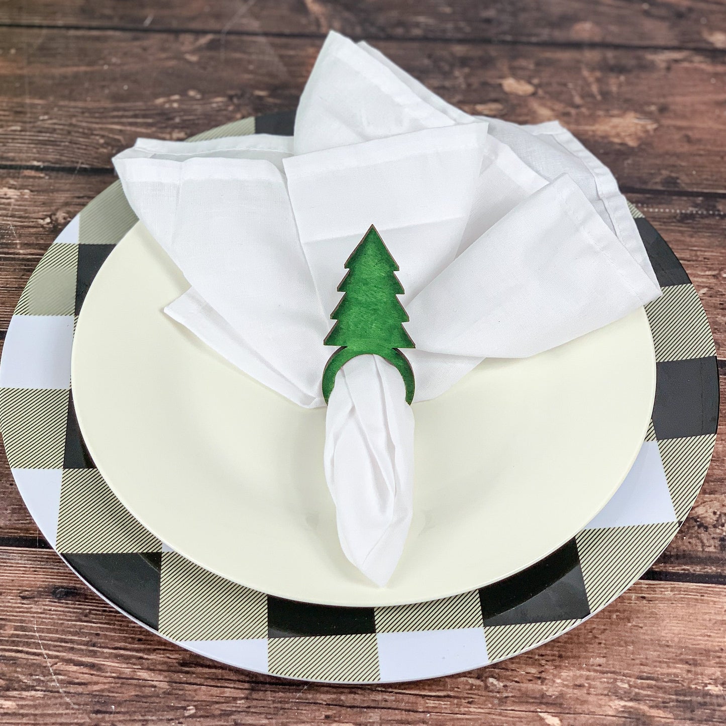 Rustic Christmas Napkin Rings