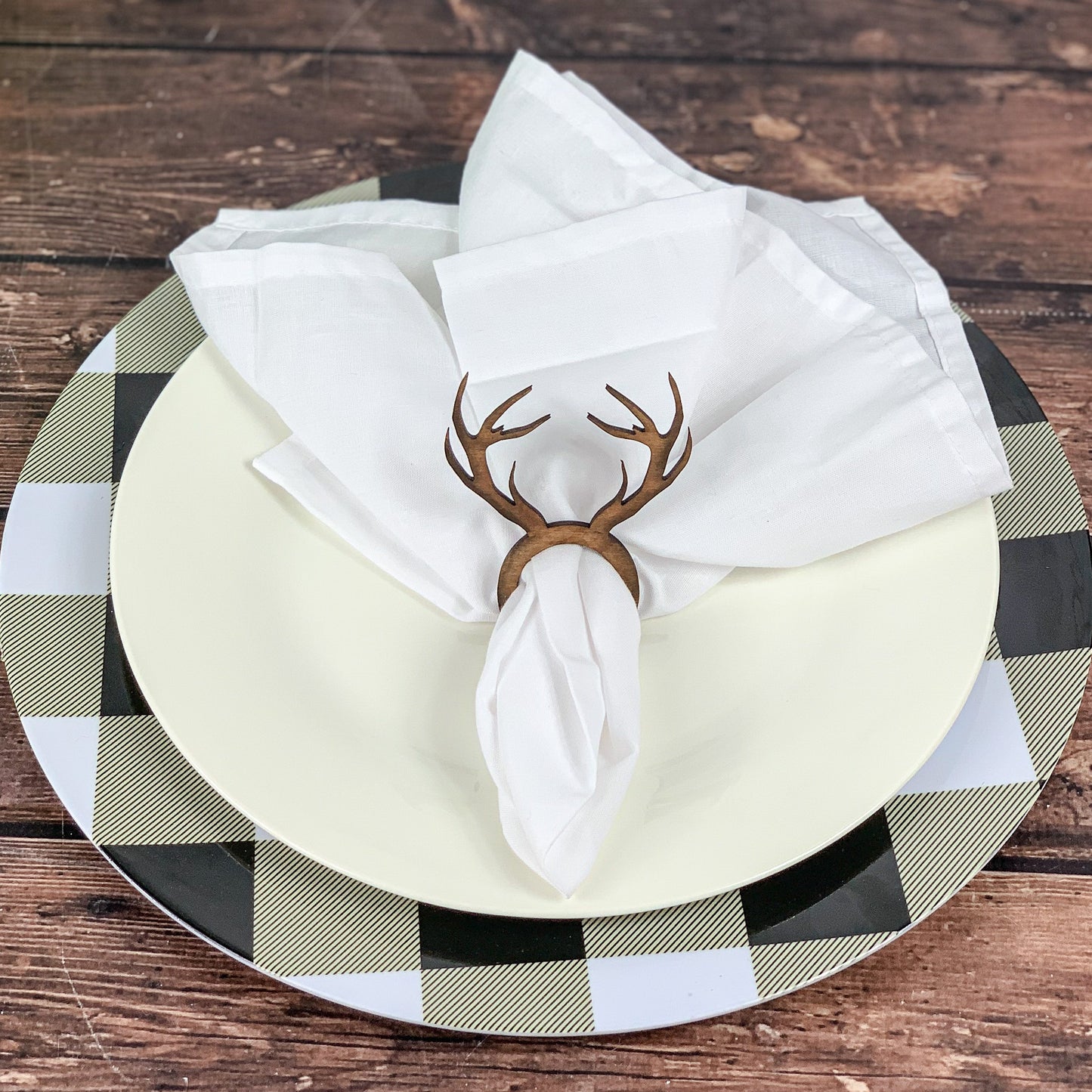 Rustic Christmas Napkin Rings