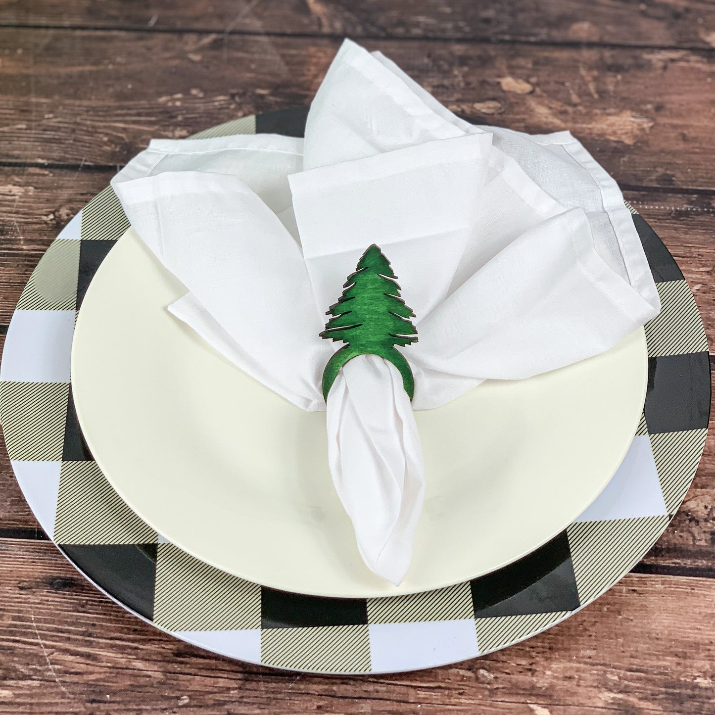Rustic Christmas Napkin Rings