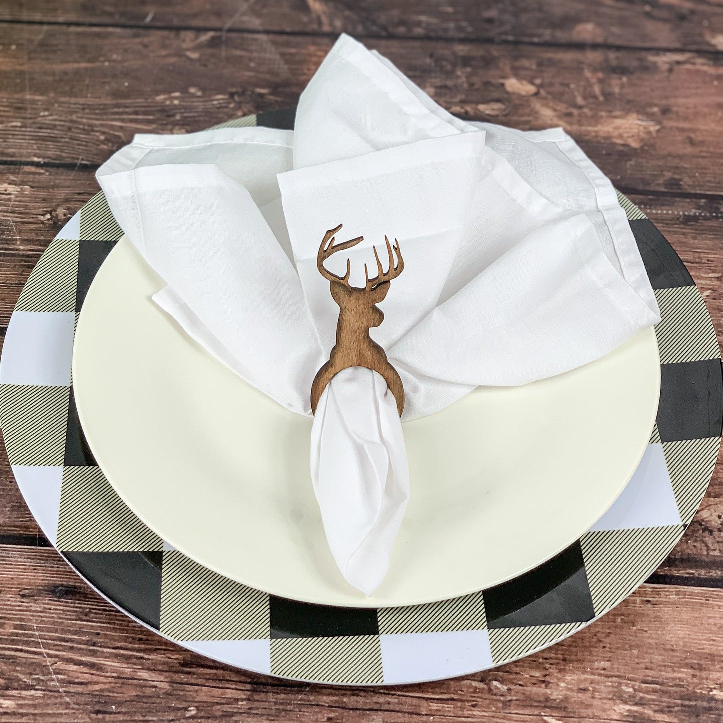 Rustic Christmas Napkin Rings