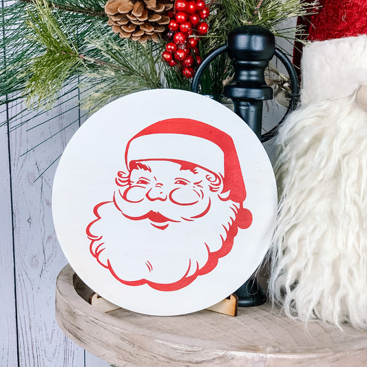 Vintage Santa Sign