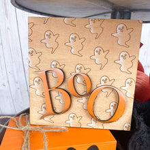 Load image into Gallery viewer, Boo 3D Wood Sign
