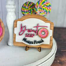 Load image into Gallery viewer, Donut Shop Sign
