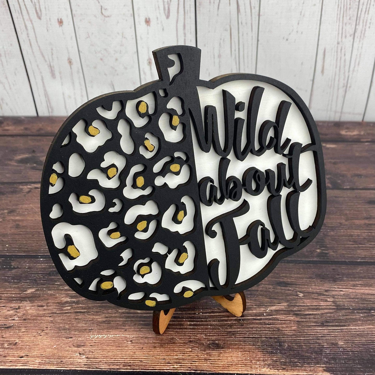 Rustic Fall Leopard Glam Tiered Tray Bundle