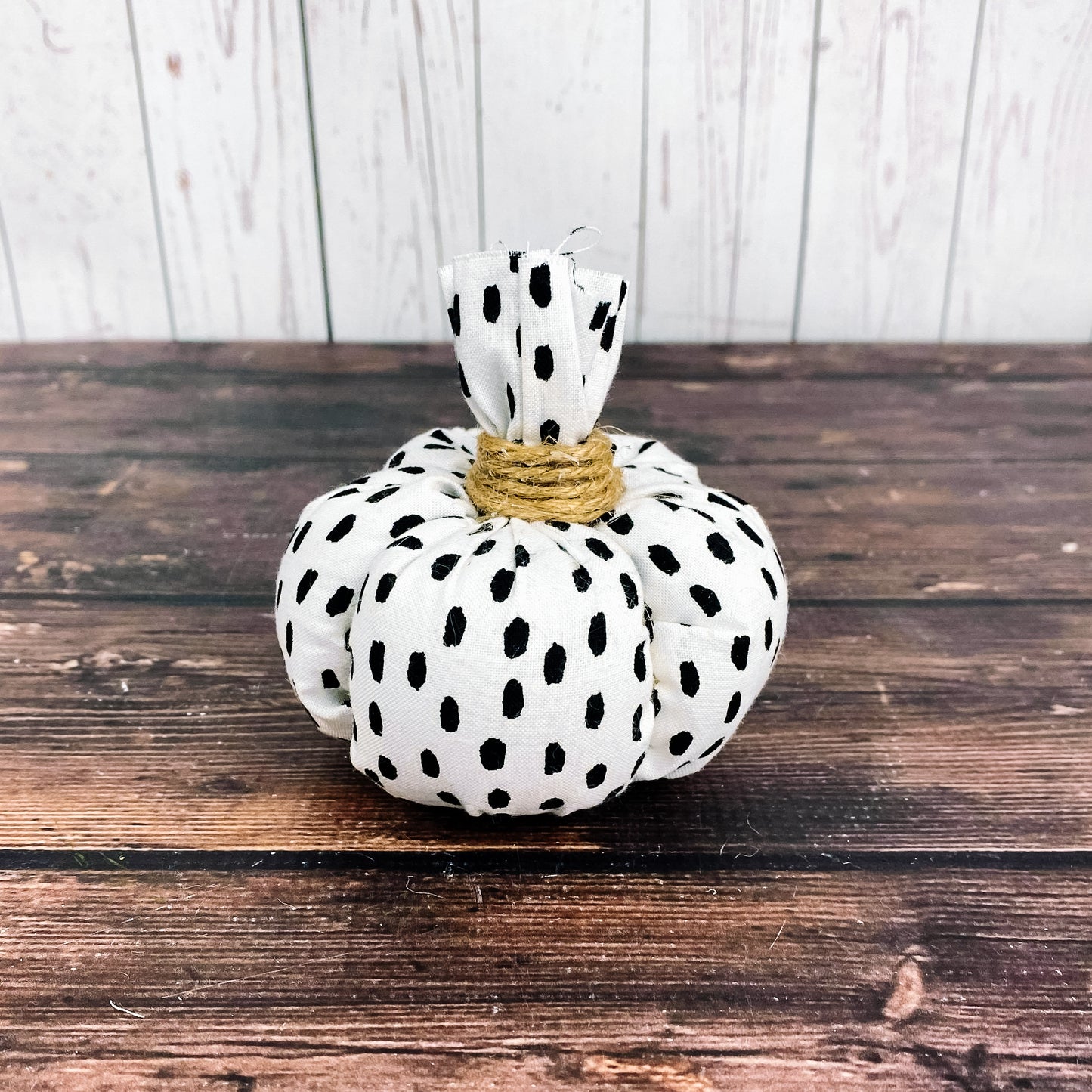 Rustic Glam Fabric Pumpkins set of 2