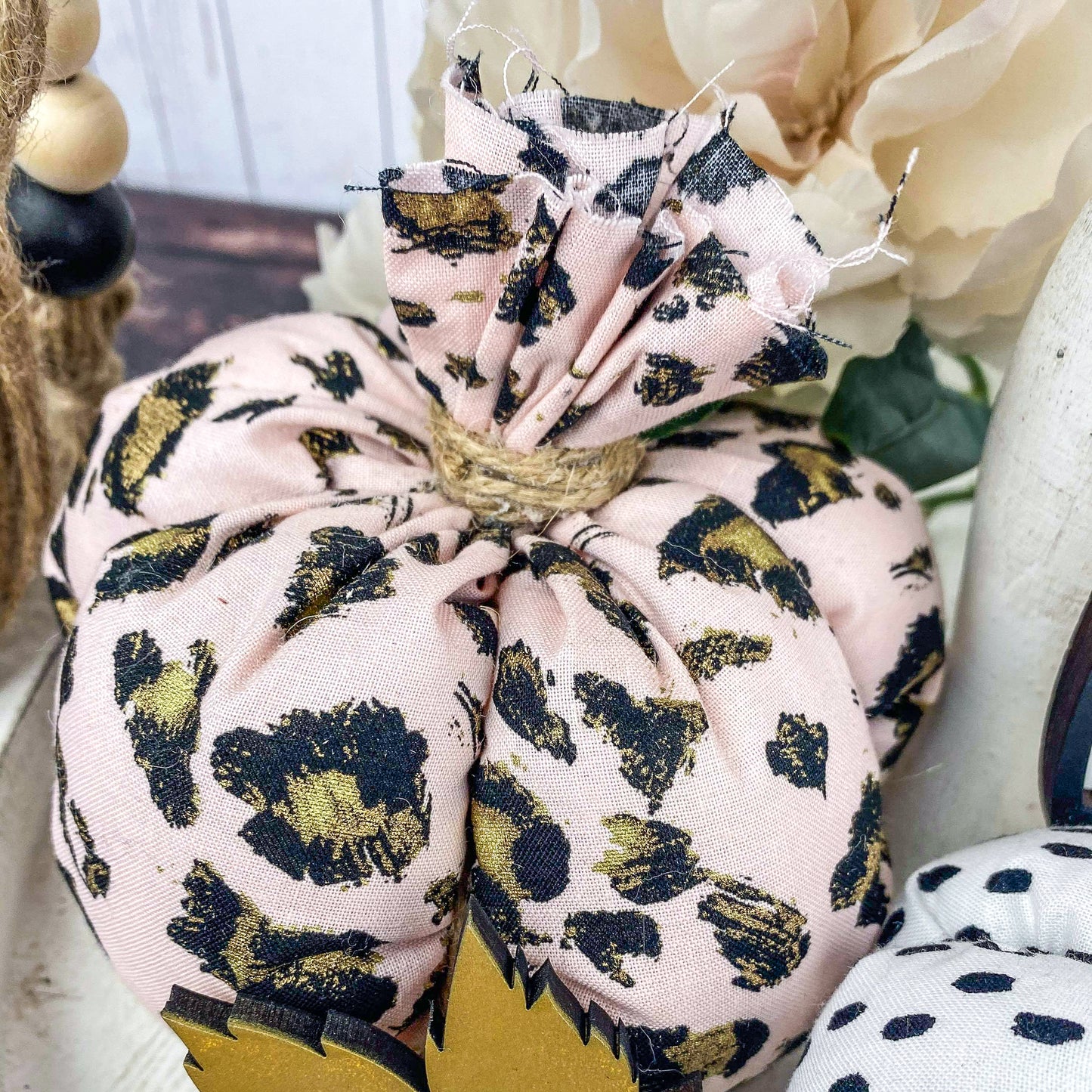 Rustic Fall Leopard Glam Tiered Tray Bundle