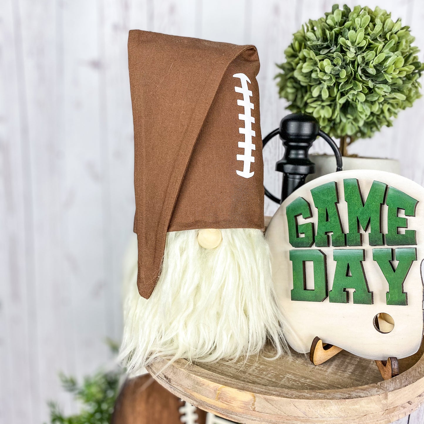Game Day 3D Wood Helmet Sign