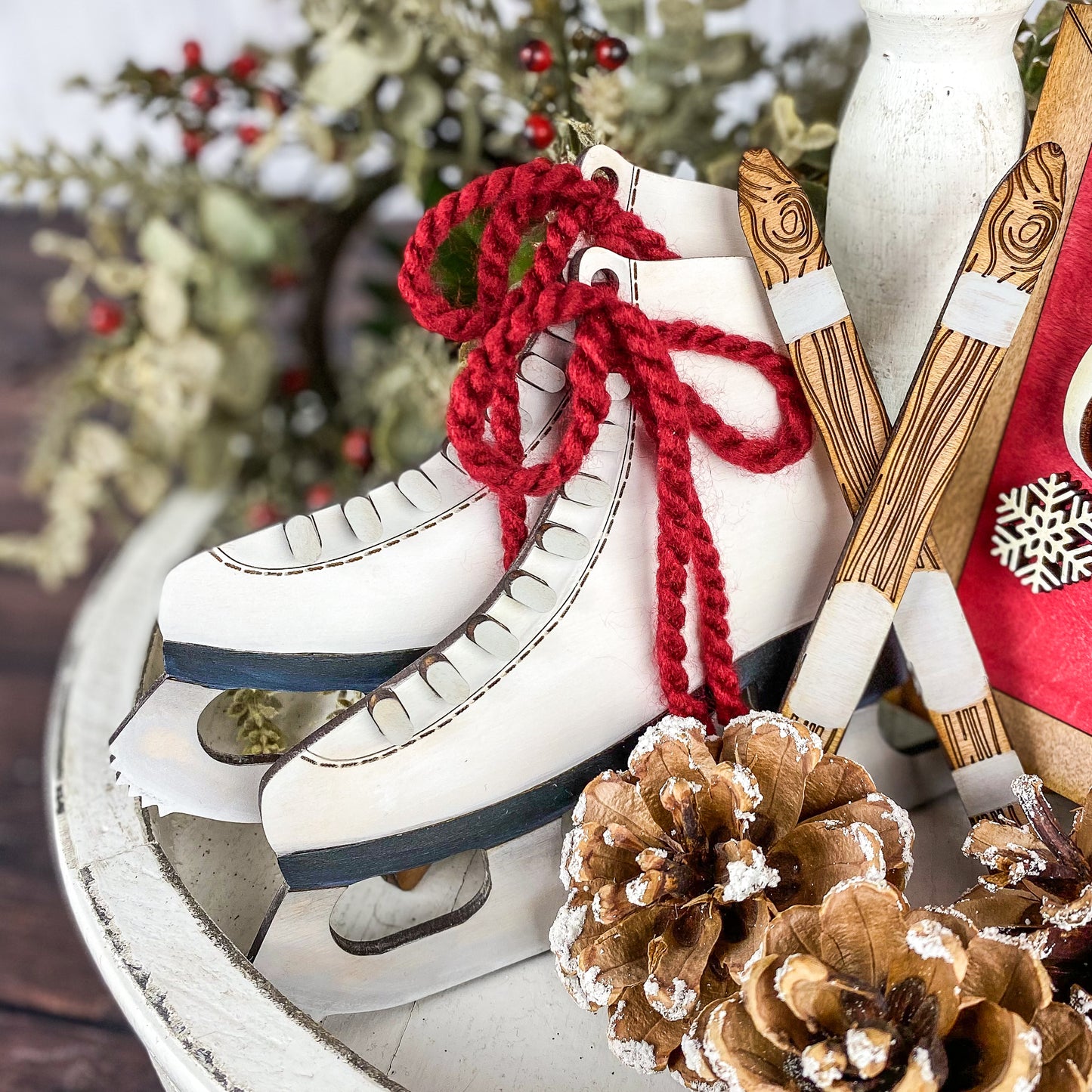 Ice Skate Decor