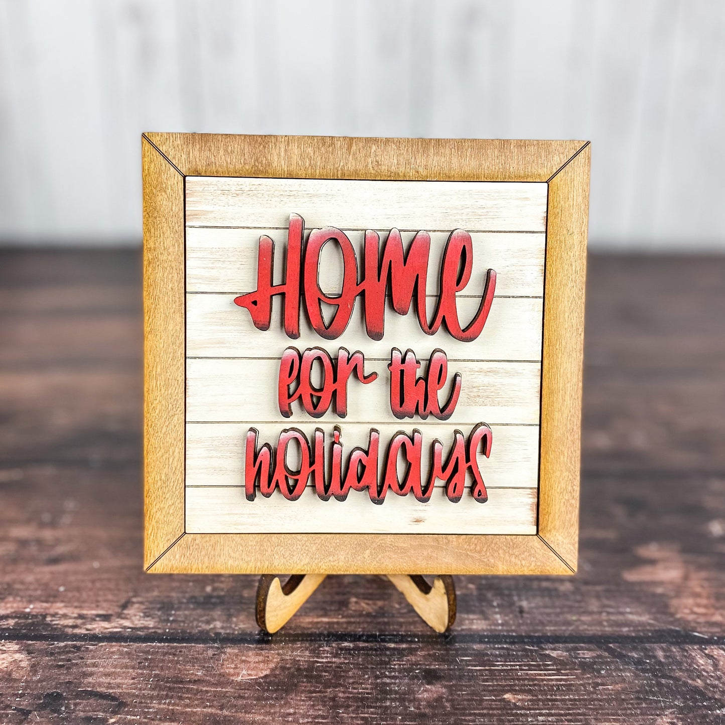 Interchangeable Brr and Home for the Holidays Sign