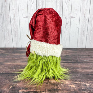 Green Santa Gnome Plush