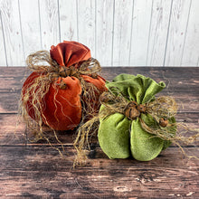Load image into Gallery viewer, Fall Velvet Pumpkins
