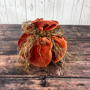 Fall Velvet Pumpkins