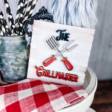 Load image into Gallery viewer, The Grillmaster 3D sign
