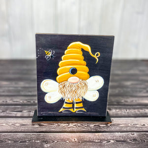 Bee Gnome Print & Stand