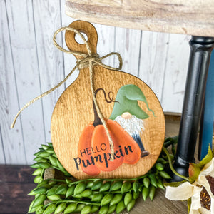 Hello Pumpkin Gnome Breadboard