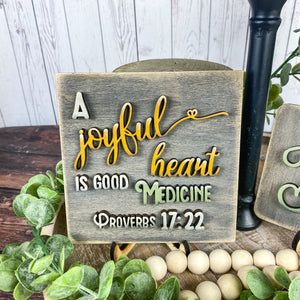 Inspirational Tiered Tray Sign Bundle