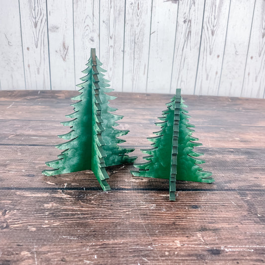 3D Trees - Set of 2