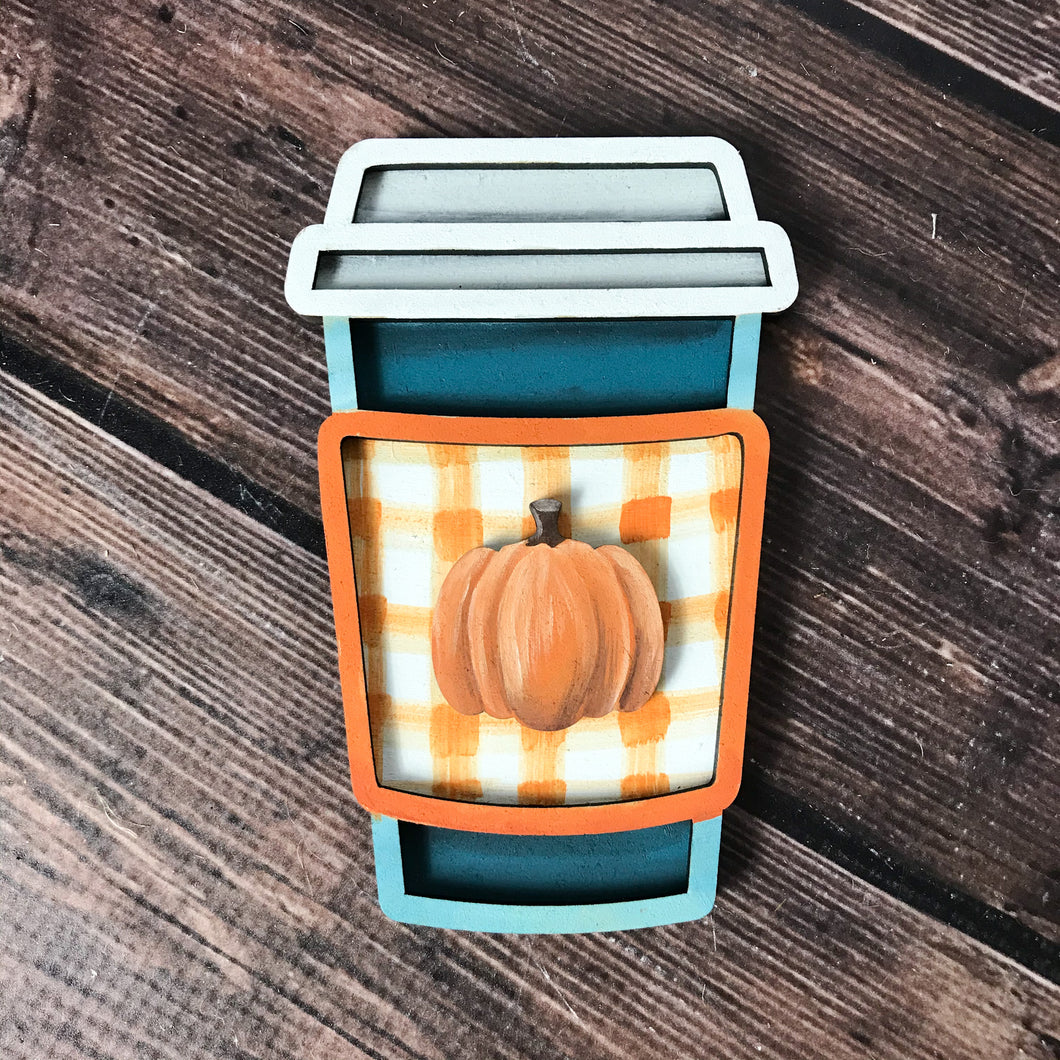 Pumpkin Spice Latte 3D Cup