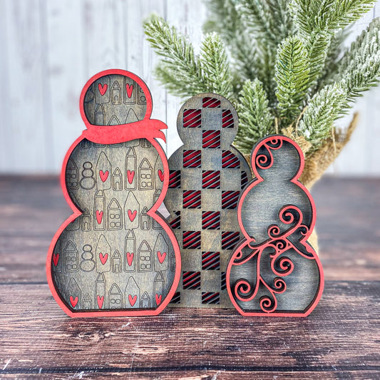 Snowman set - LIVE SALE